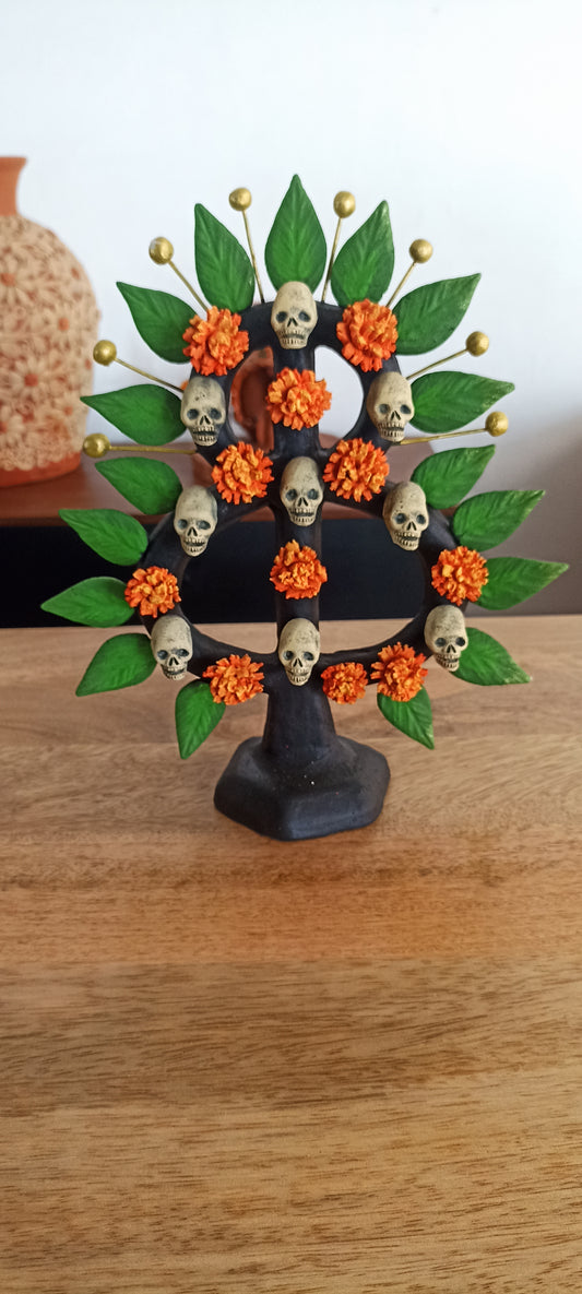 Árbol de calaveras colección día de muertos