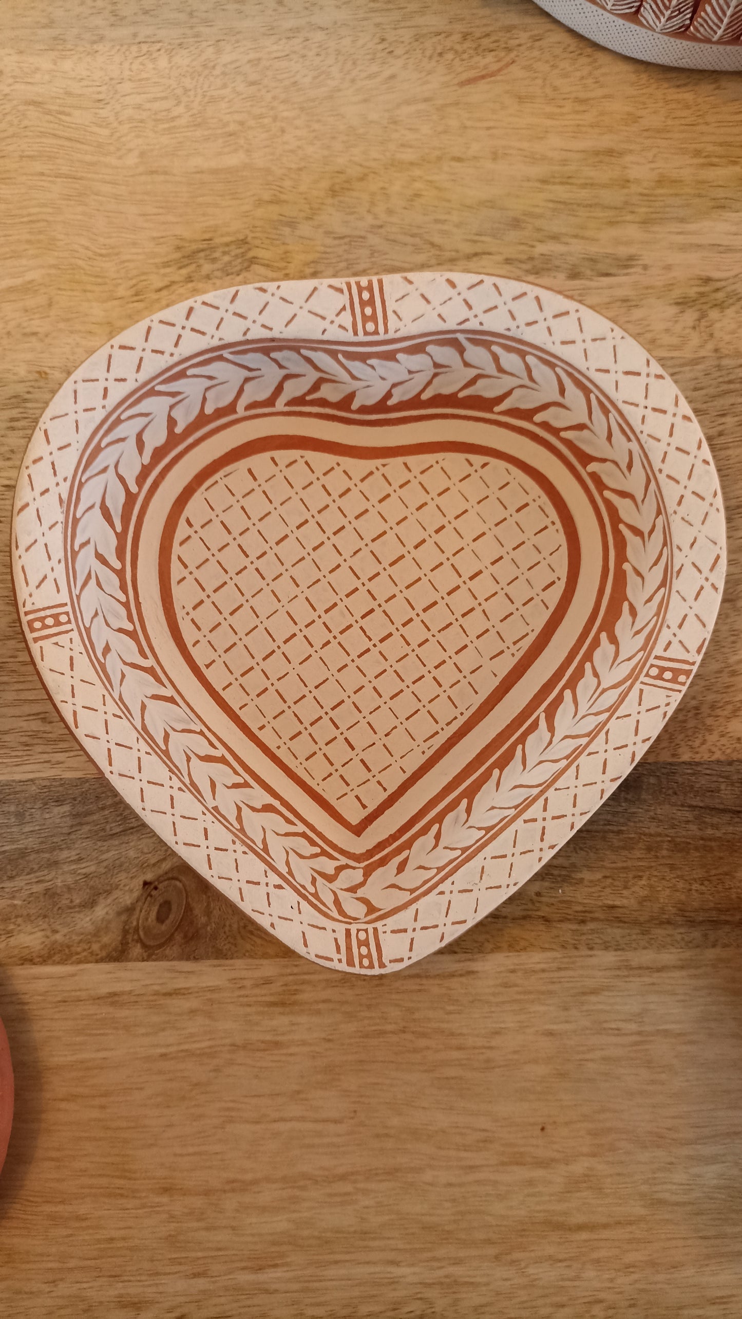 Plato de corazón Patambán