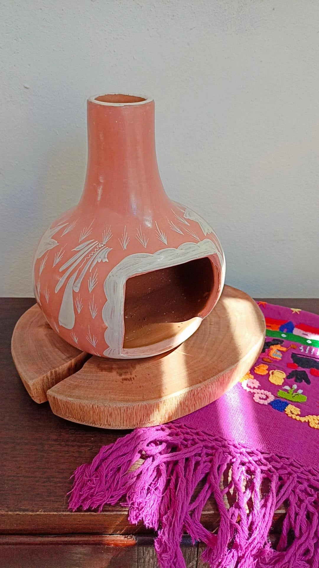 Chimenea rosa Huancito modelo 2