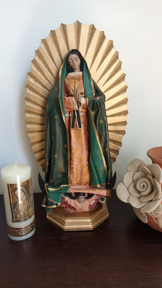 Virgen de Guadalupe arte en cerería