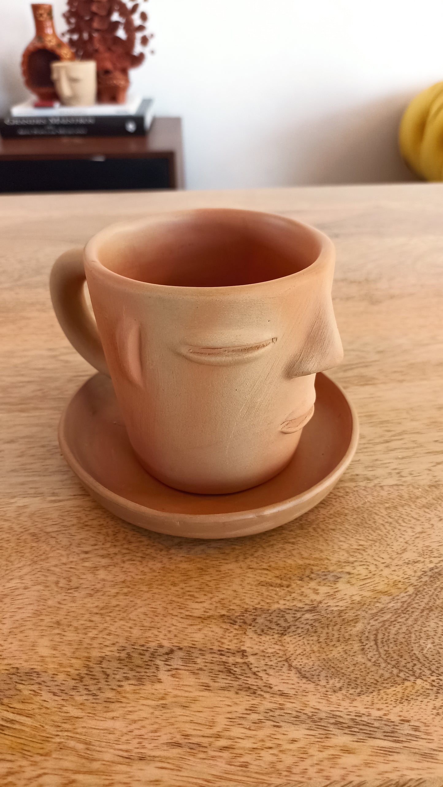 Taza de rostro Atzompa