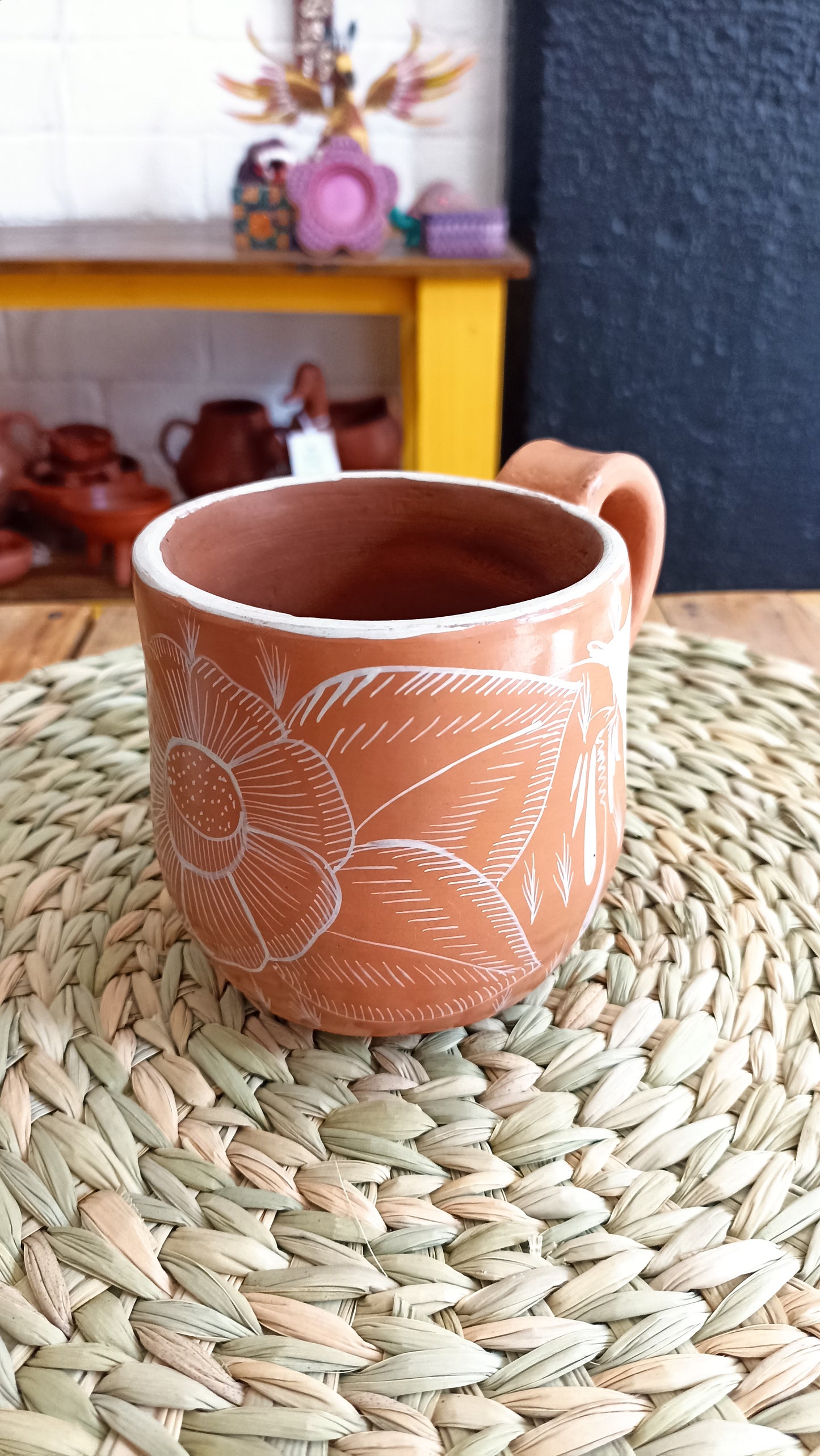 Taza naranja Huancito