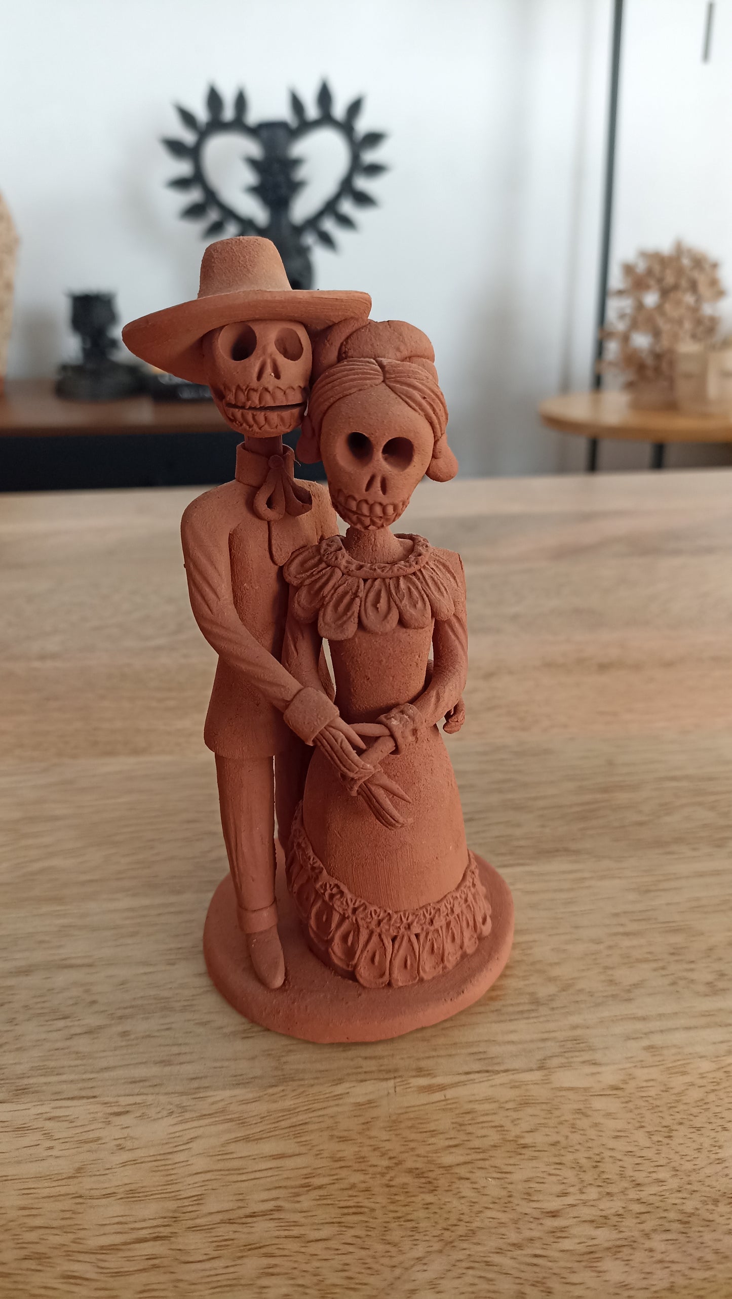 Pareja de catrinas enamorados colección día de muertos