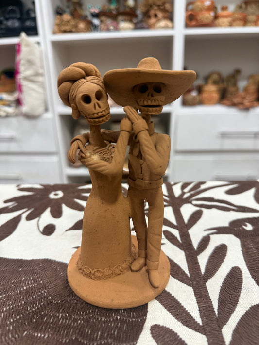 Pareja de catrines colección noche de ánimas amor eterno