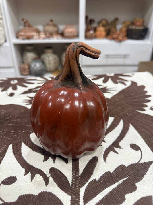 Calabaza rojiza Zinapécuaro colección noche de ánimas