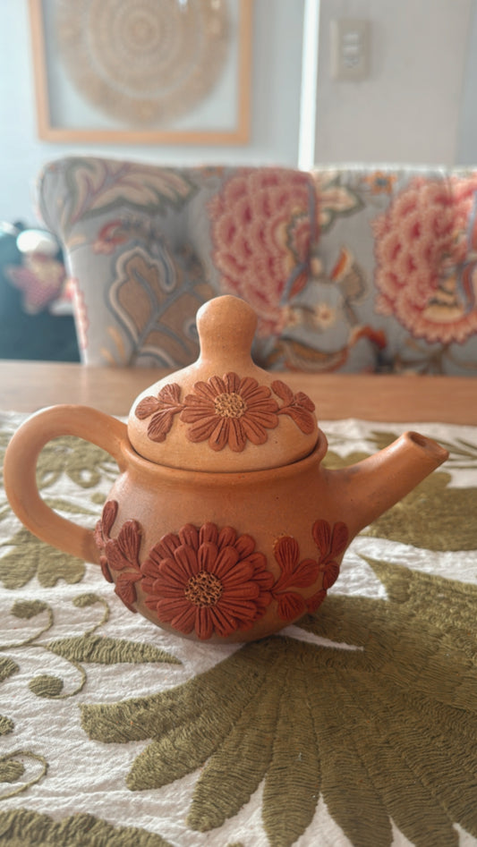 Cafetera bordada Atzompa modelo 1