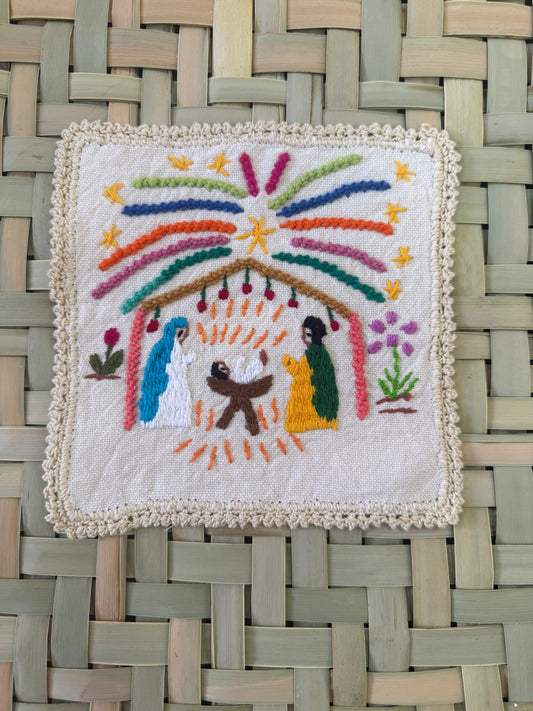 Portavaso cuadrado nacimiento 1 Tzintzuntzan