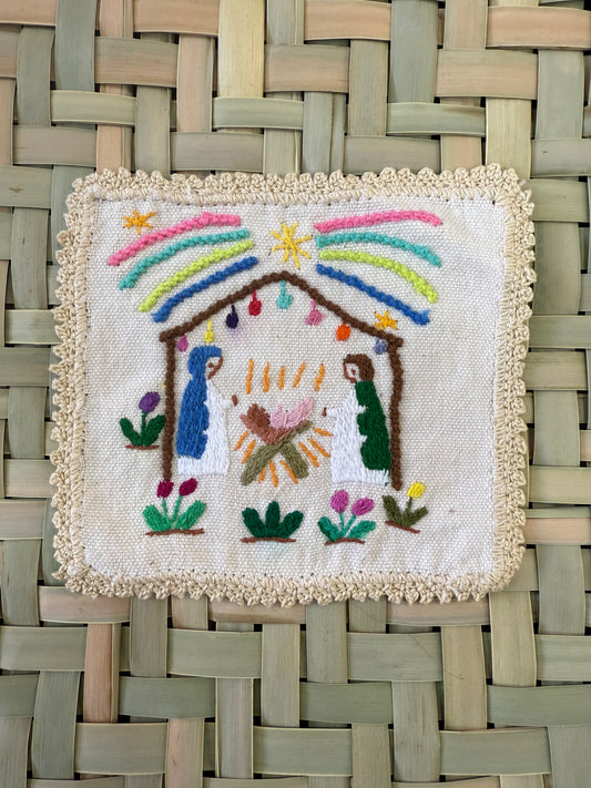 Portavaso cuadrado nacimiento 2 Tzintzuntzan