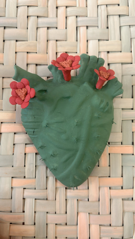 Nopal verde corazón espinado Metepec