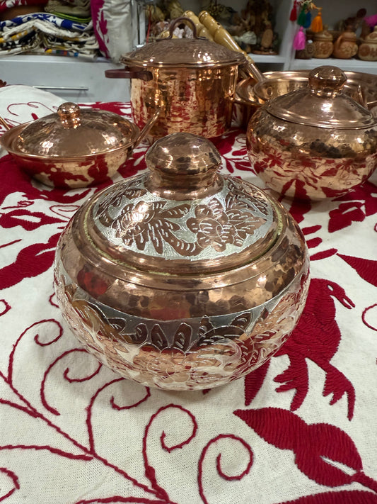 Azucarera de cobre de 350 ml