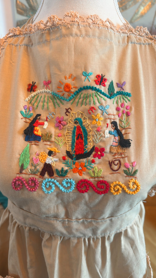 Mandil Virgencita de Guadalupe modelo 3 Tzintzunzan