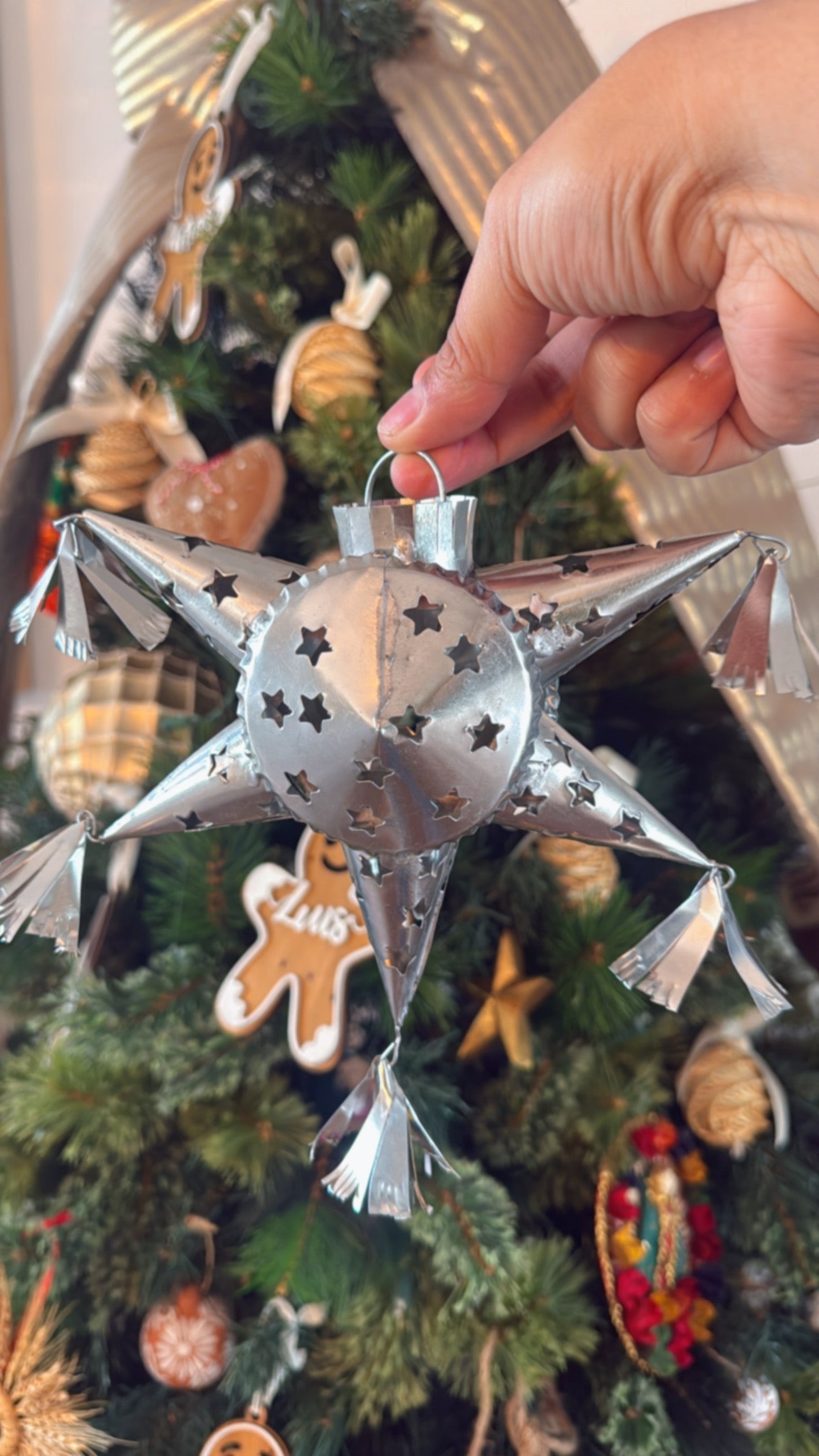 Piñata de latón Navidad