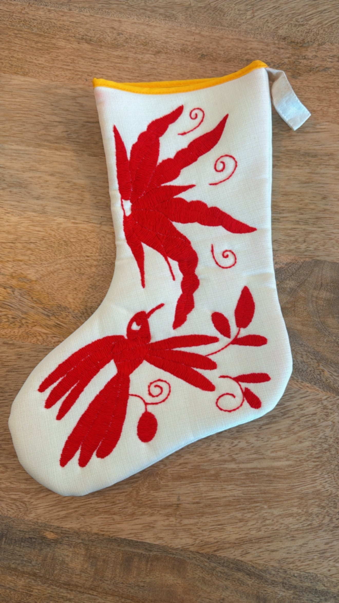 Botita otomi rojo navidad modelo 1