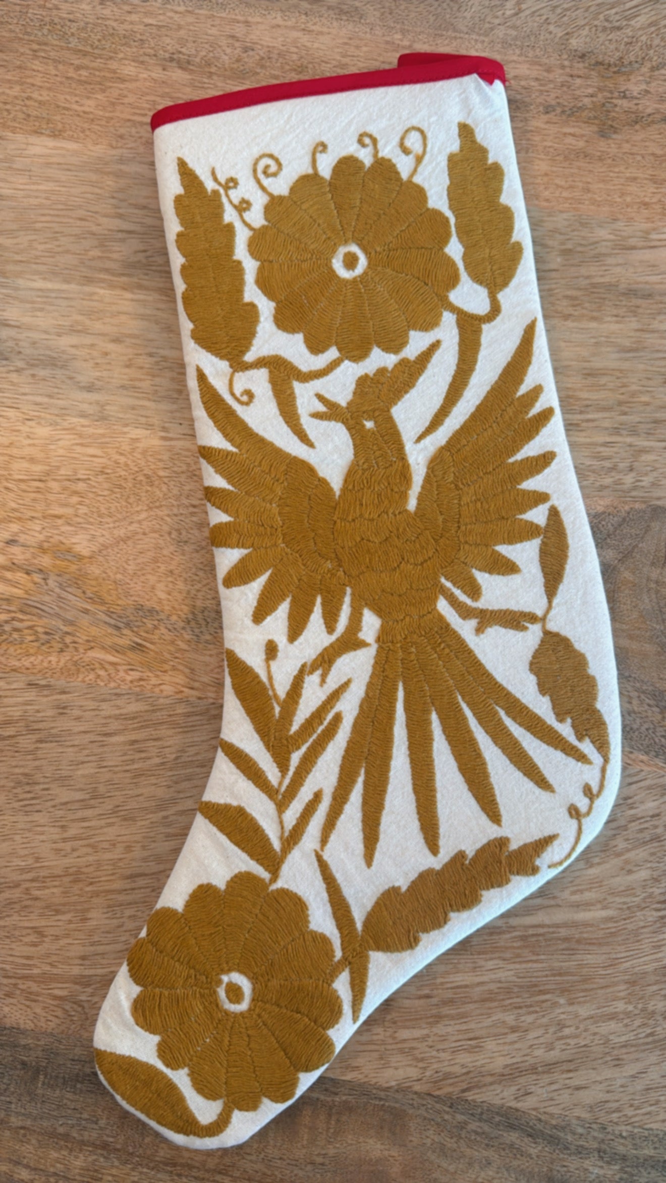 Botita otomi oro viejo navidad modelo 2