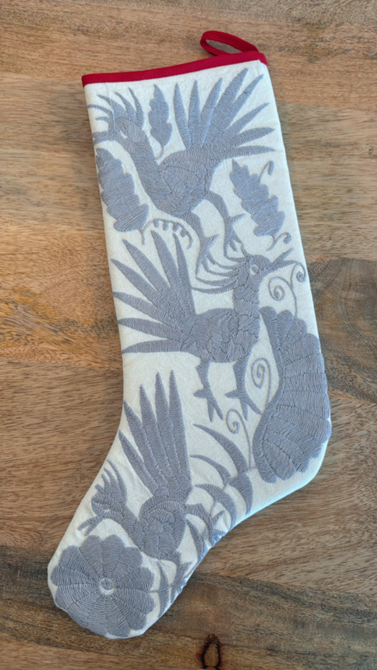 Botita otomi plata navidad modelo 2