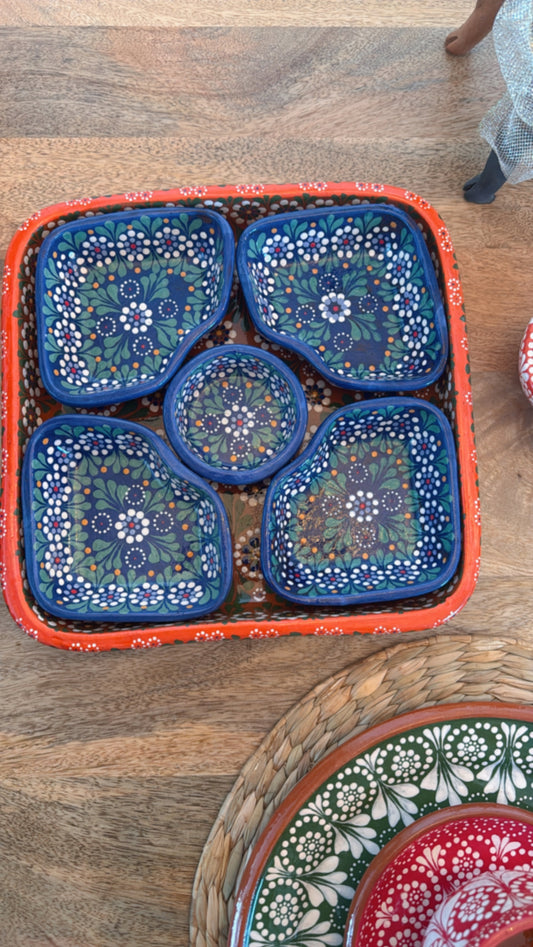 Botanero azul Capula Navidad