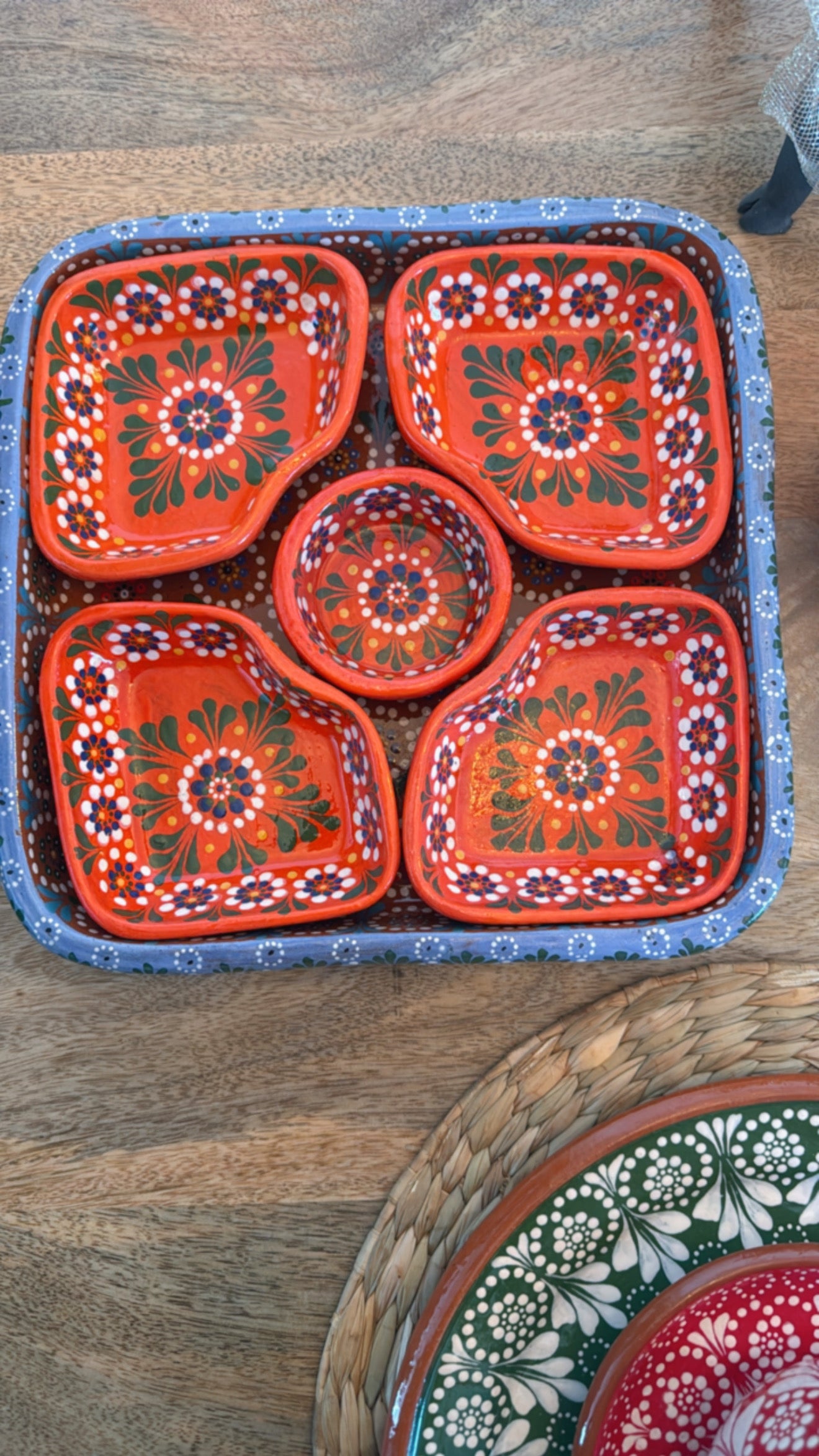 Botanero naranja Capula Navidad