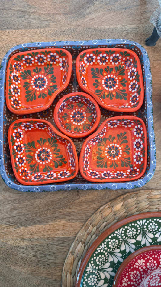 Botanero naranja Capula Navidad