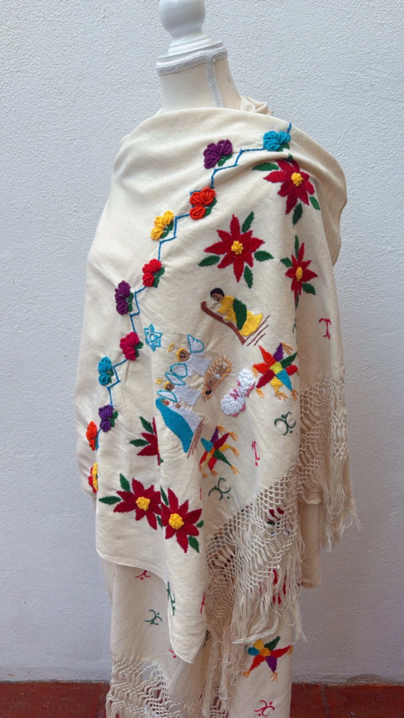 Rebozo Navidad Nacimiento de niño Dios