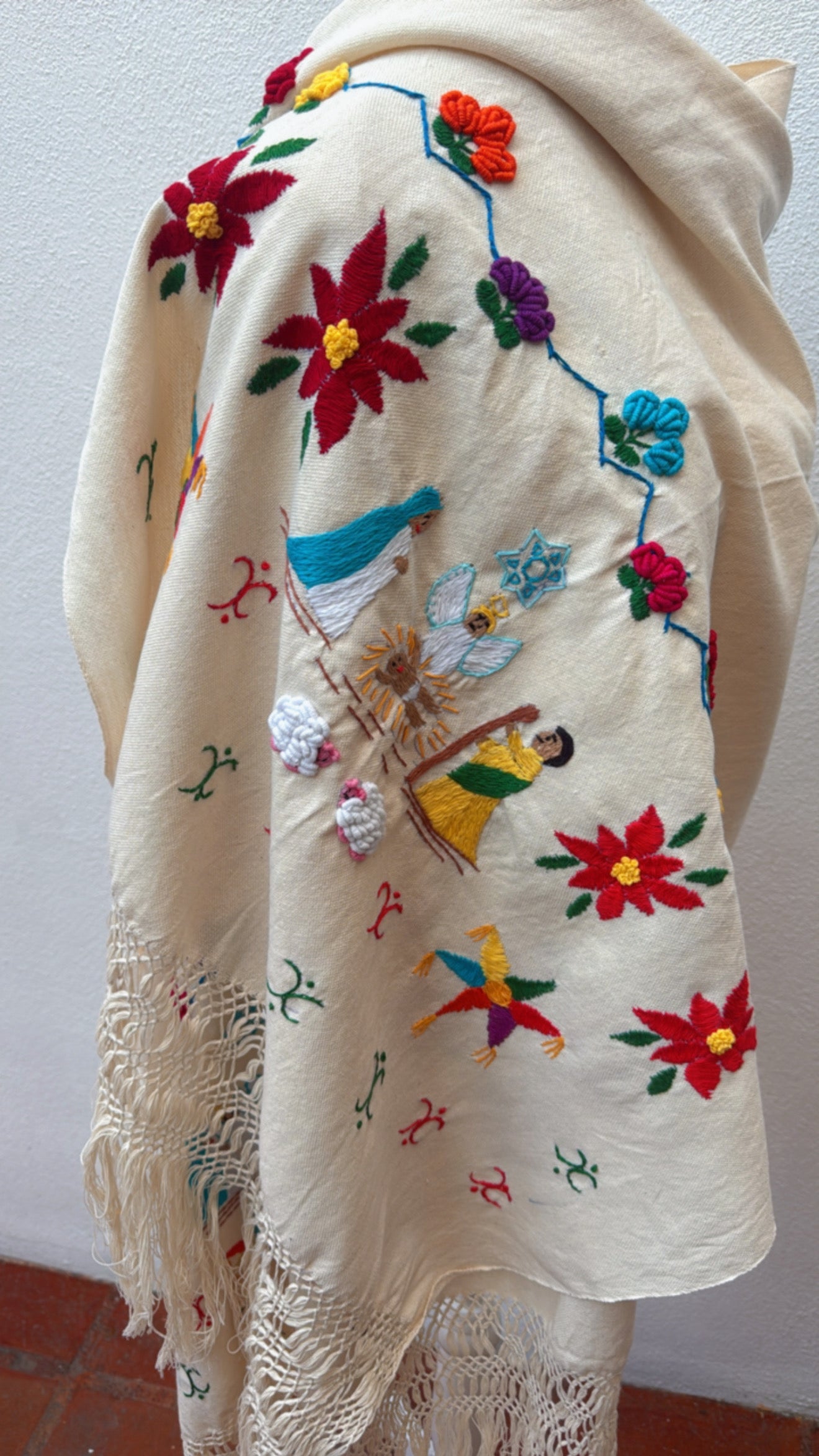 Rebozo Navidad Nacimiento de niño Dios