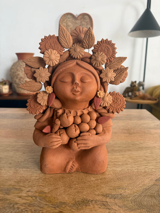 Pachamama chica de naranjas y caña