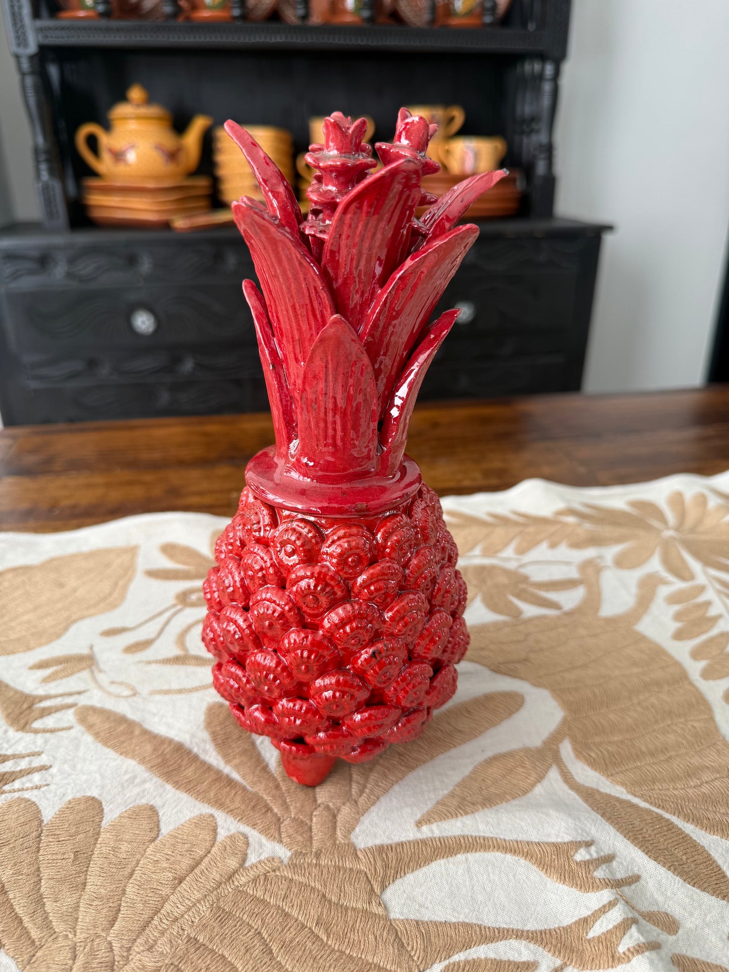Piña vidriada roja chicaSan José de Gracia