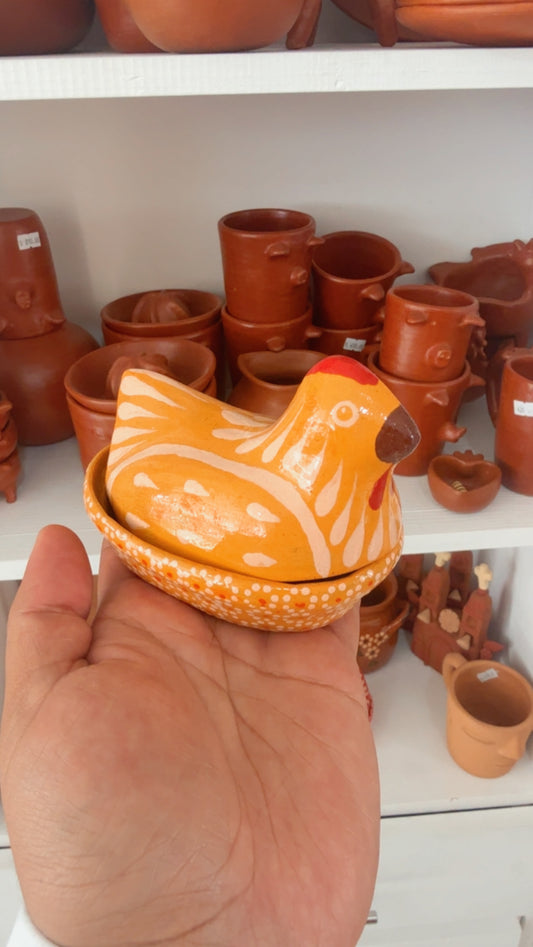 Gallina chiquita amarilla mantequillera primavera