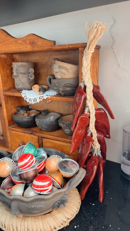 Ristra de chile de guajillo