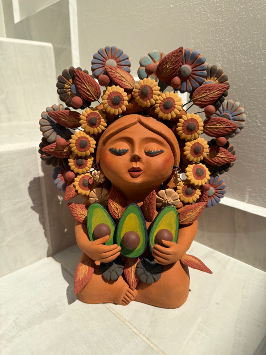 Pachamama chica pigmentada aguacates