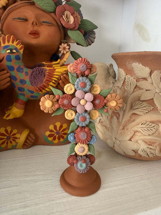 Cruz de pie colores Metepec