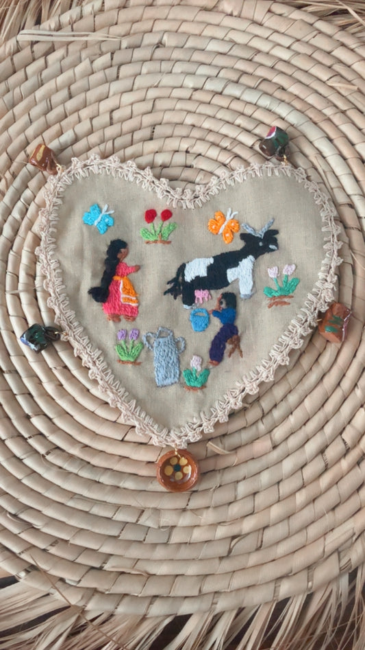 Portavaso ordeñar vaca Tzintzuntzan