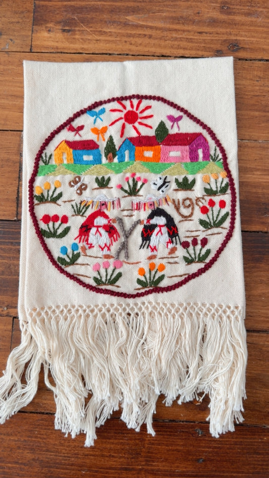 Servilleta baile de los viejitos Tzintzuntzan