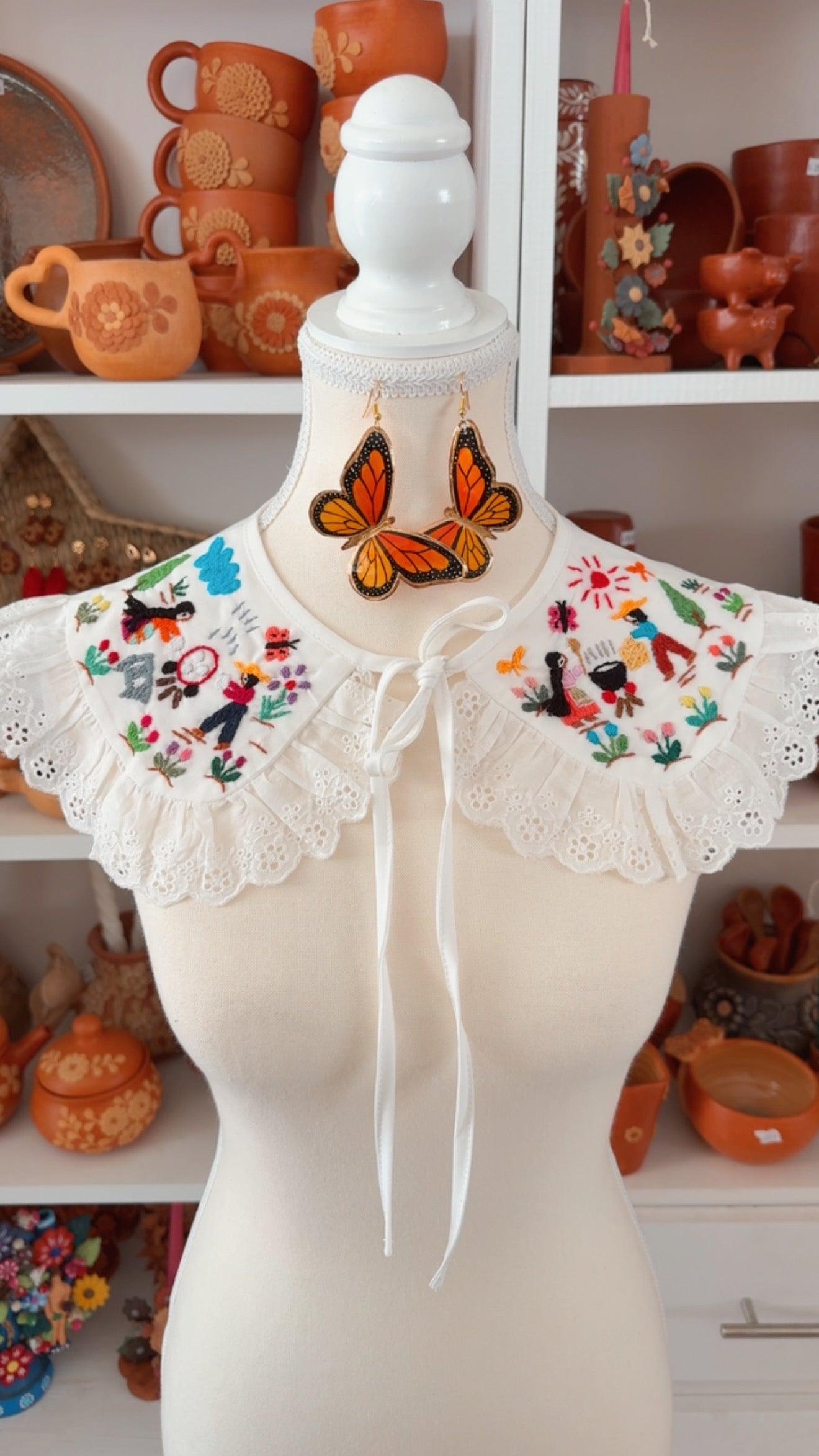 Cuello para blusa cocina 2 Tzintzuntzan mujer