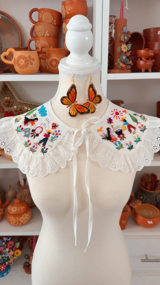Cuello para blusa cocina 2 Tzintzuntzan mujer