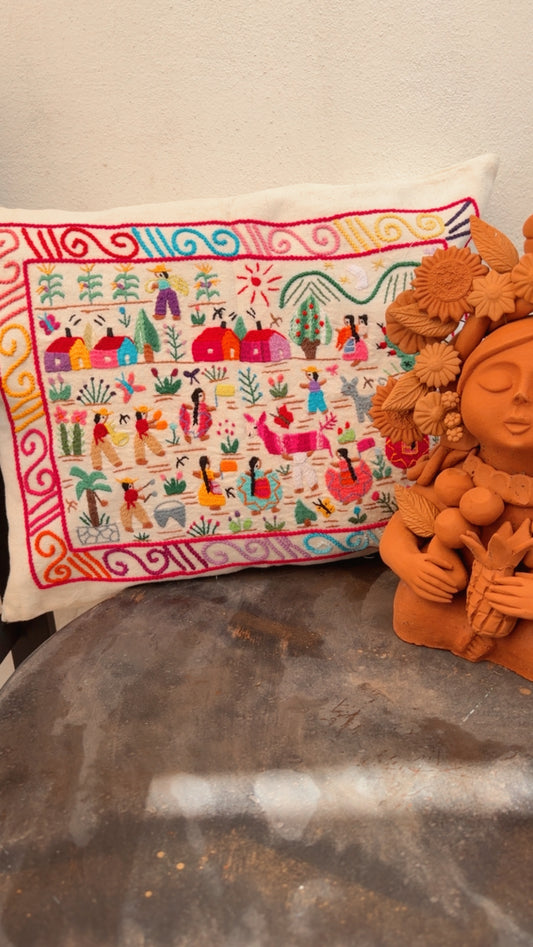 Funda de cojín baile y banda Tzintzuntzan