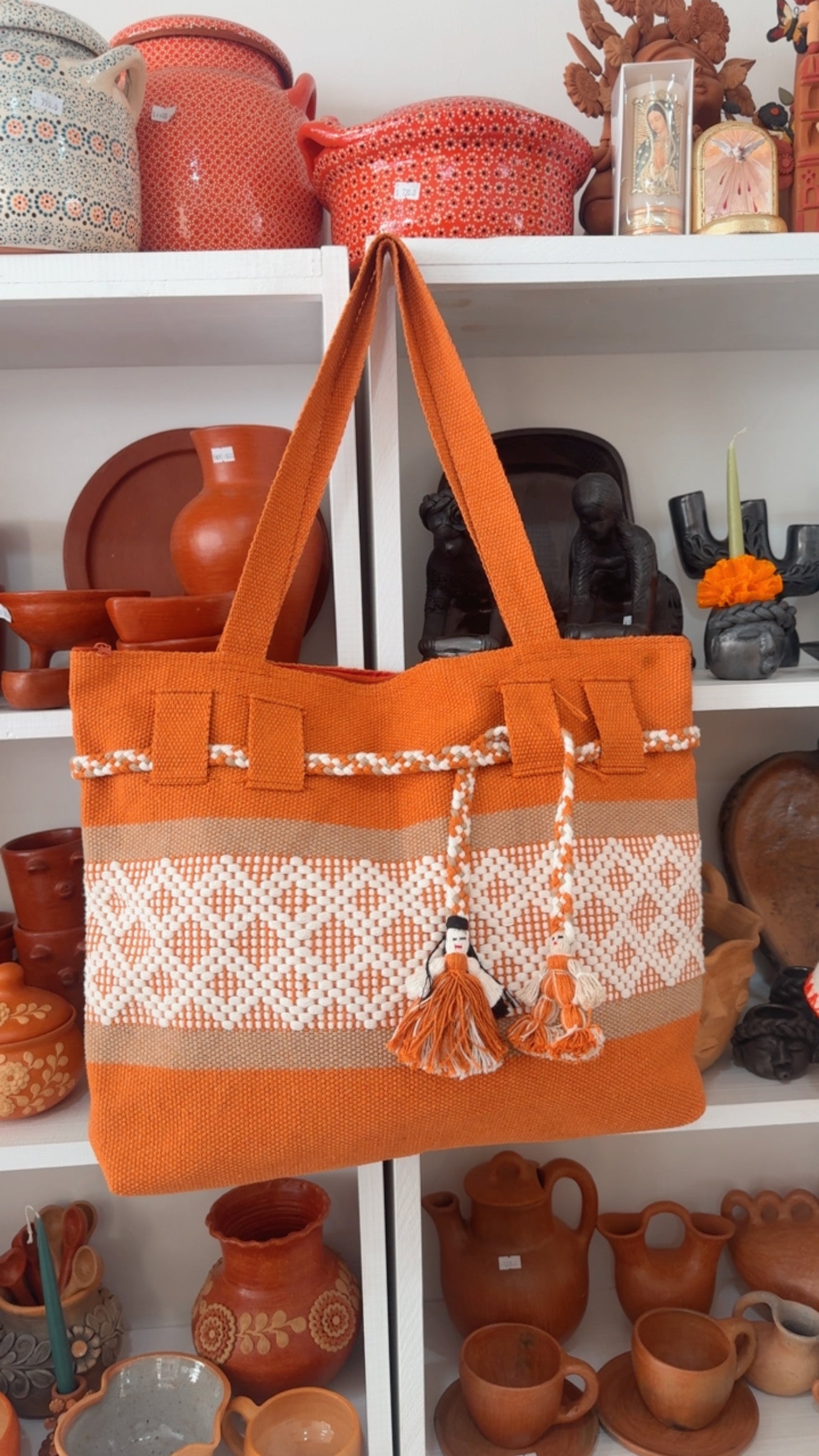 Bolsa naranja Jalieza