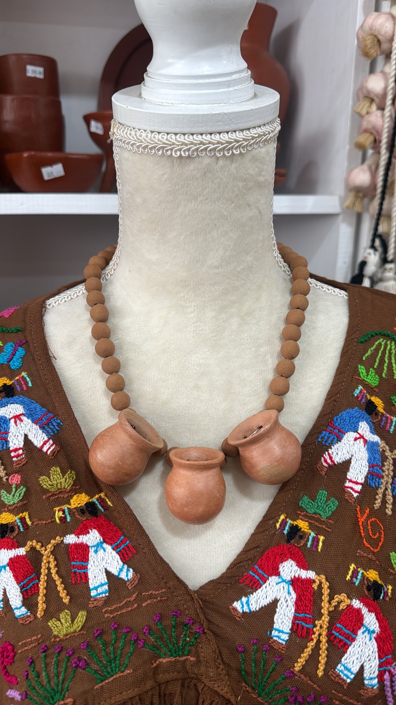 Collar de ollas mixes joyería mujer