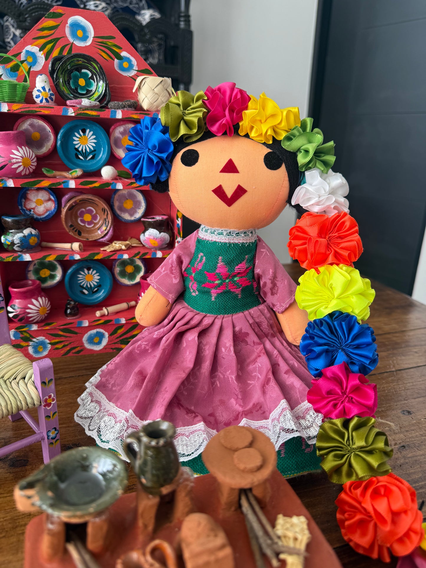 Muñeca Lele grande de trenza