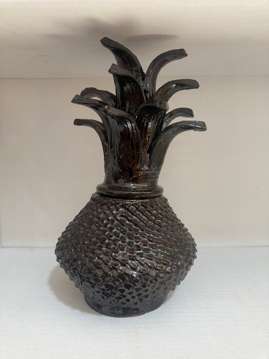 Piña vidriada negra San José de Gracia