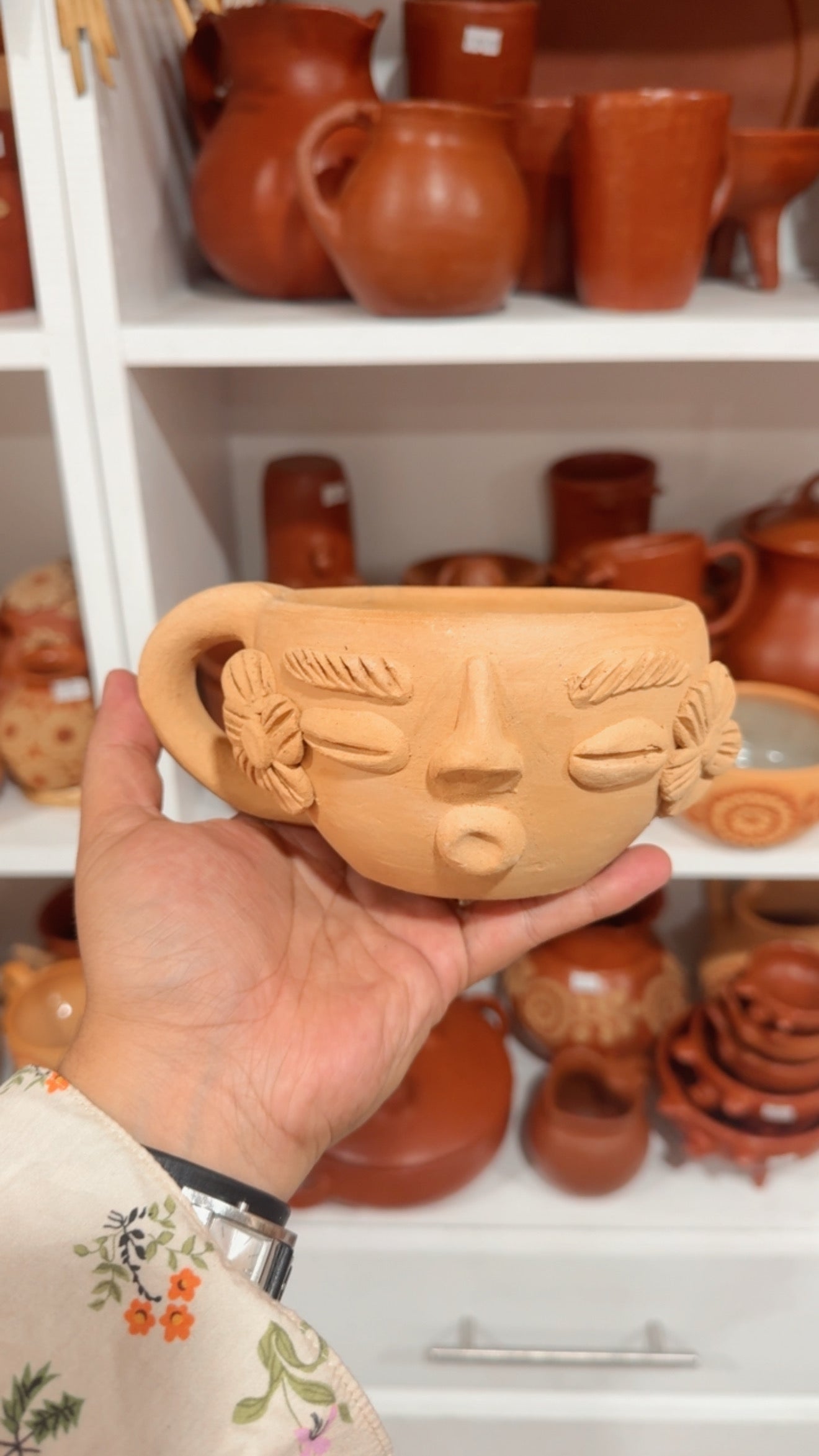Taza Josefina natural atzompa