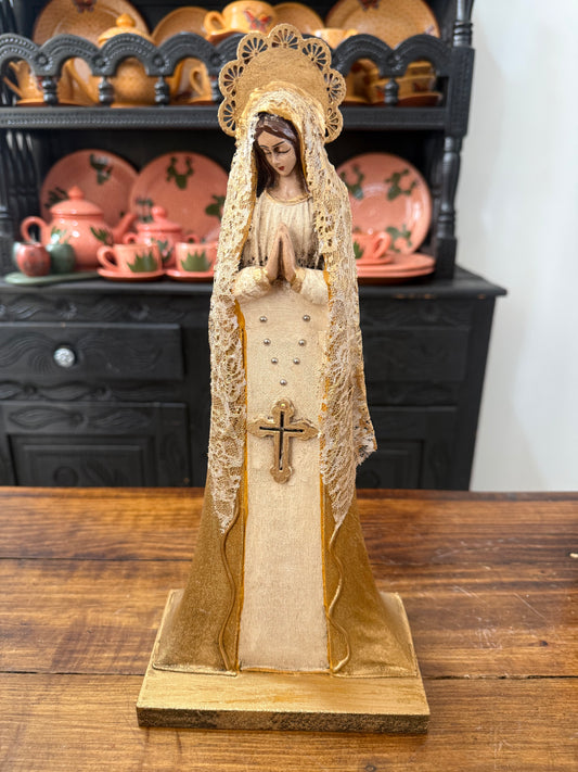Virgen del Rosario arte religioso