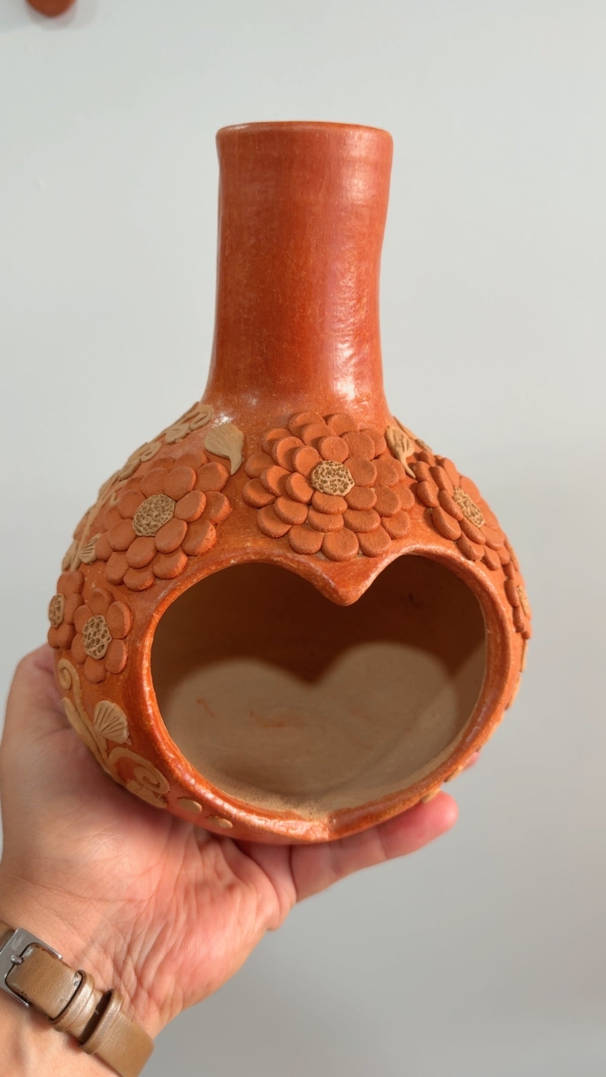 Chimenea Atzompa corazón