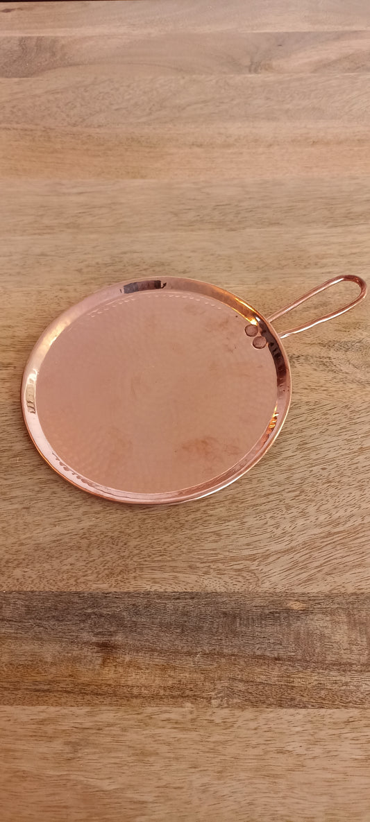 Mini comal de 20 cms de cobre