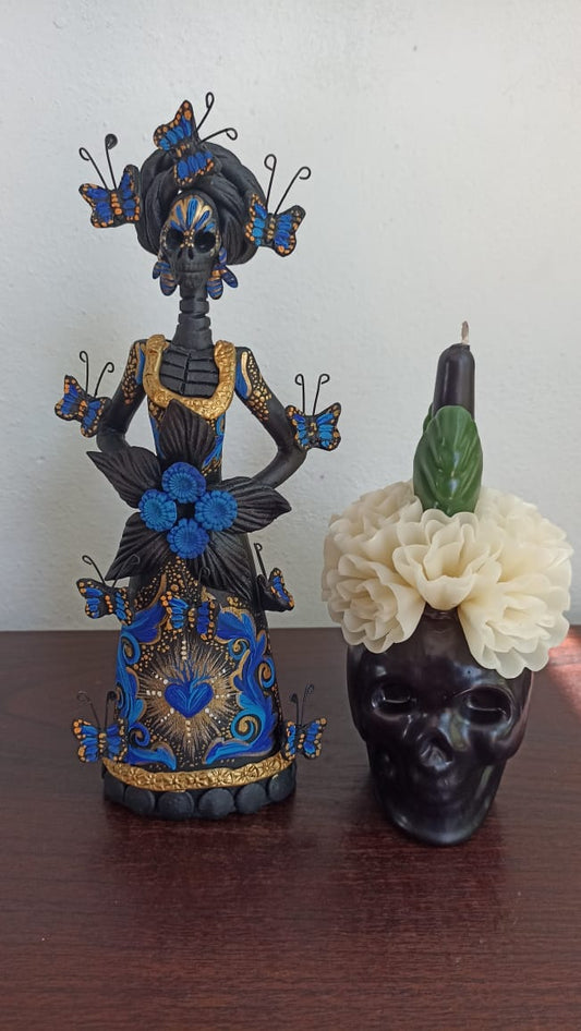 Catrina azul Colección día de muertos