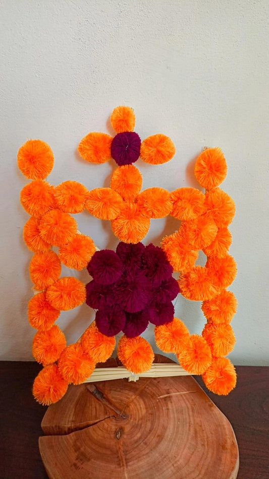 Flores de cempasúchil modelo 2 Colección día de muertos