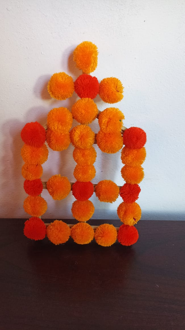 Flores de cempasúchil modelo 7 colección día de muertos