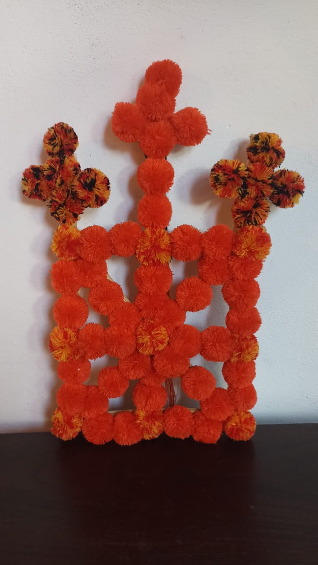 Flores cempasúchil modelo 8 colección día de muertos