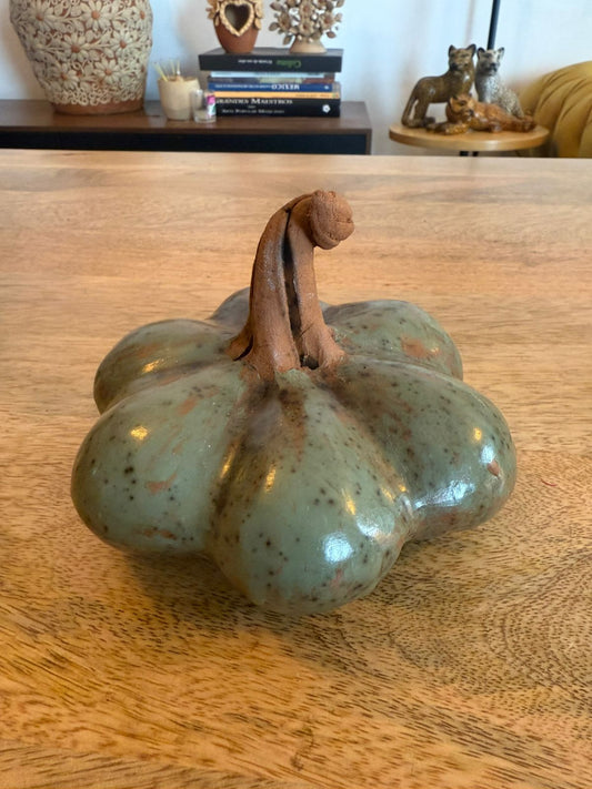 Calabaza verde grisácea Zinapécuaro noche de ánimas
