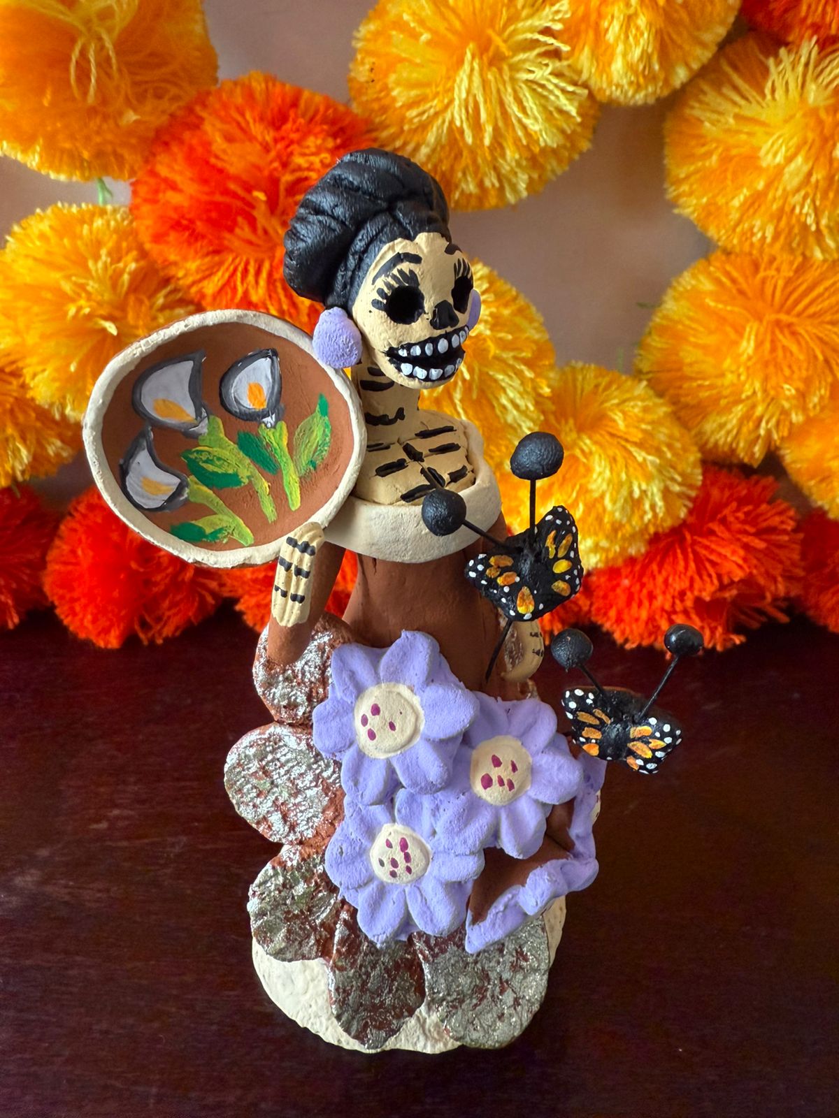 Mini Catrina platos noche