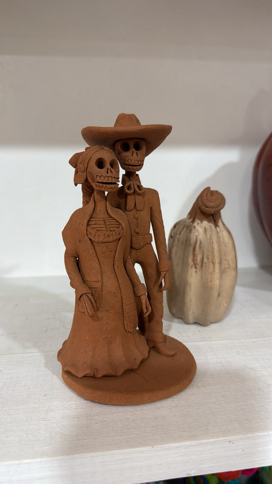 Pareja de catrines colección noche de ánimas amor eterno
